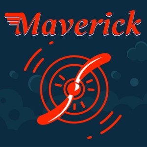 Maverick logo by AD LUNAM at Spinko Casino
