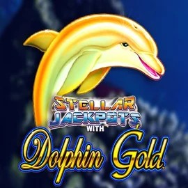 Dolphin Gold with Stellar Jackpots logo by Lightning Box Game at Spinko Casino