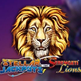 Stellar Jackpots with Serengeti Lions by Lightning Box Game, showcased at sspinko.com – game logo